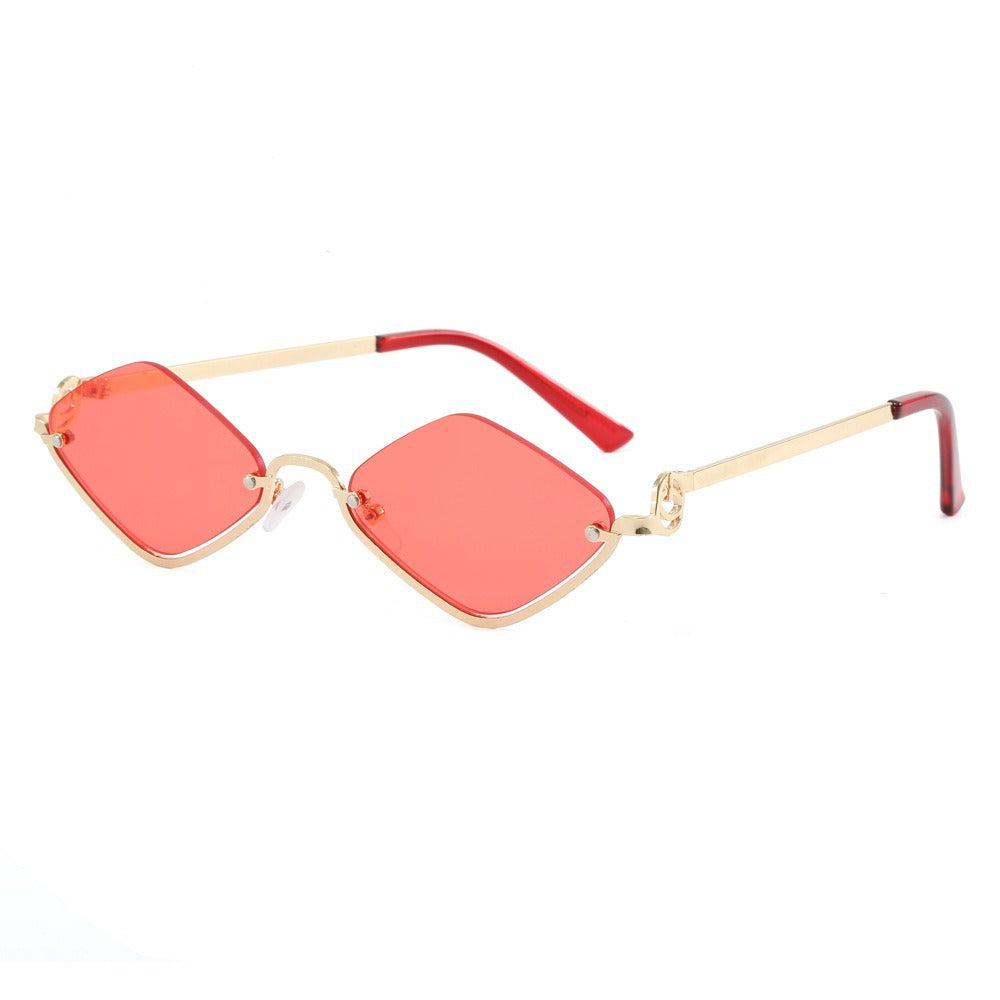 Damen modische quadratische Sonnenbrille mit luxuriösem Metallrahmen Brehn