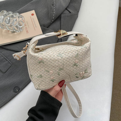 Bestickte Blumen Mini-Handtasche Brehn