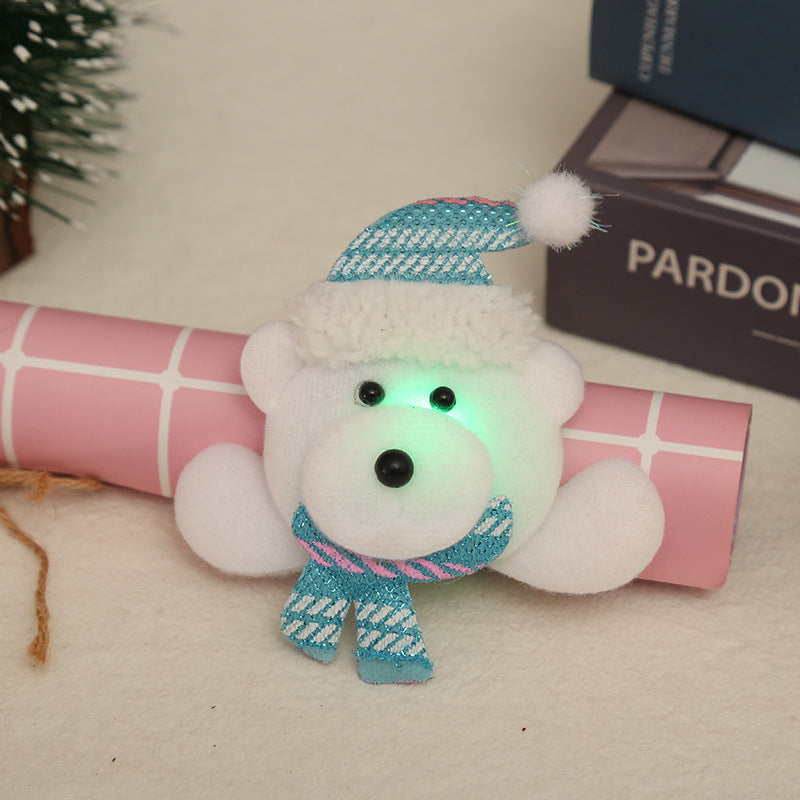 Weihnachts-Haarschmuck mit LED Lichtern Brehn
