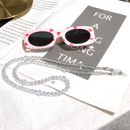 Mehrschichtige Perlen Eyewear Kette Brehn