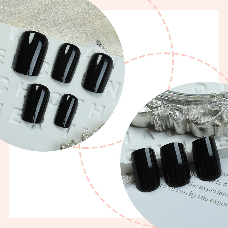 Elegante glänzende Press-On Nagelset Brehn