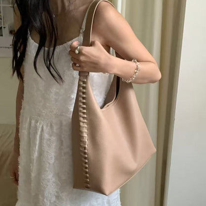 Moderne Vegane Leder Schlappe Tote Tasche