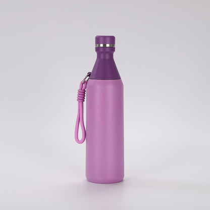 Damen isolierte Trinkflasche mit praktischem Trageriemen Brehn