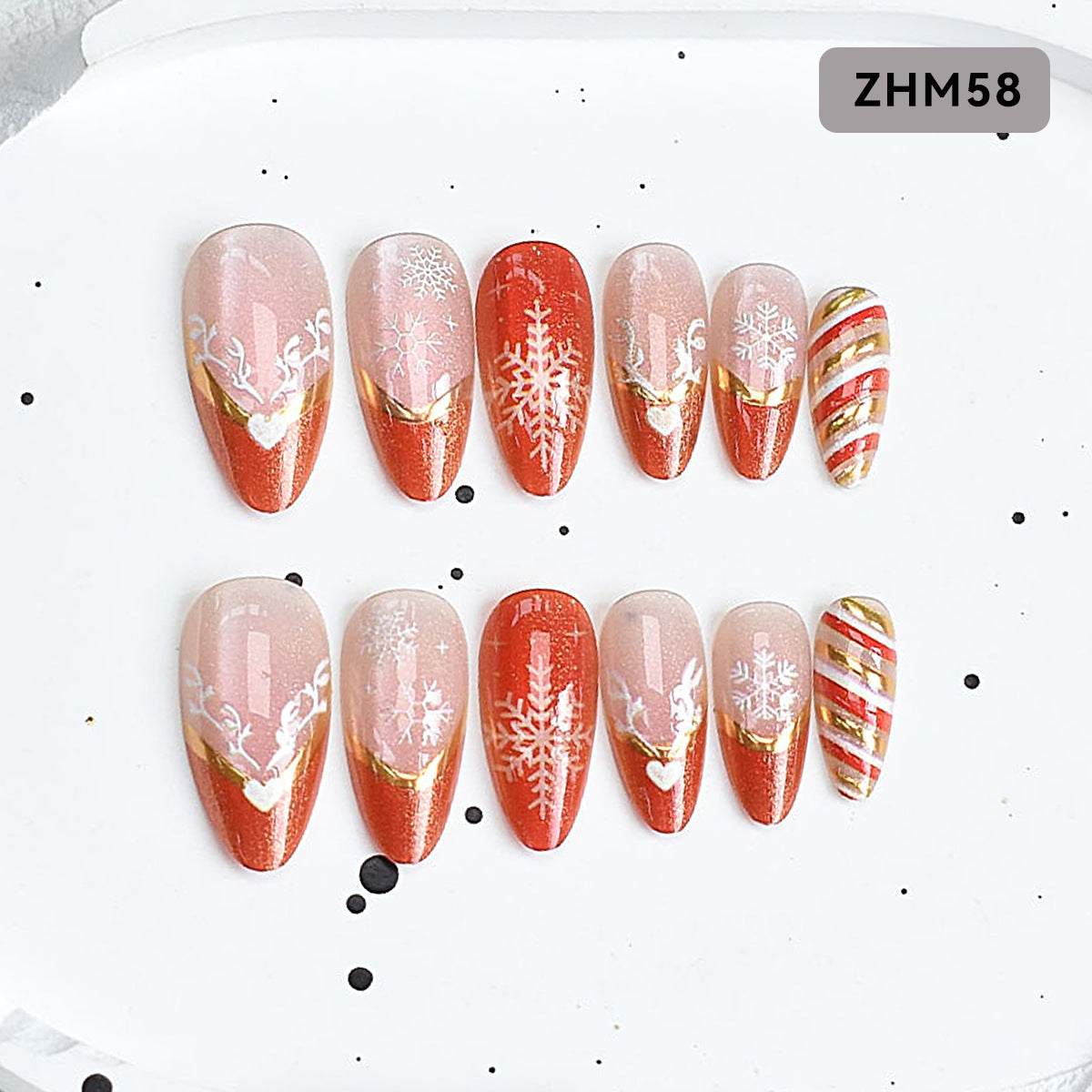 Multi-Size Press-On Nail Kit Brehn