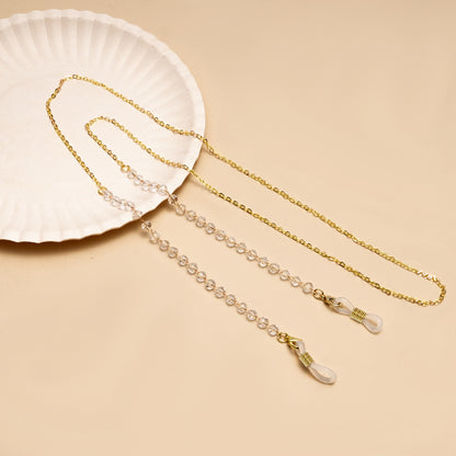 Elegante Perlen Brillen Kette Brehn