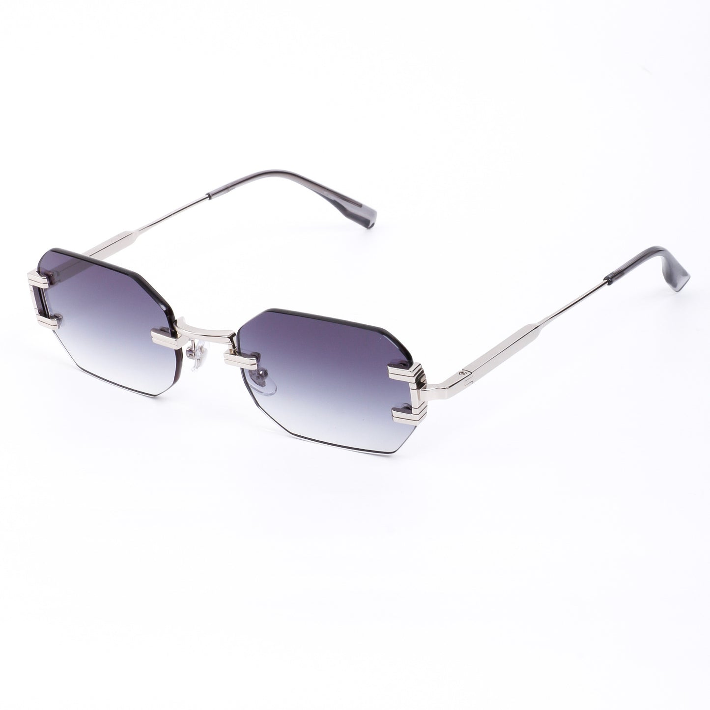 Damen Designer Sonnenbrille im modernen, sechseckigen Stil Brehn