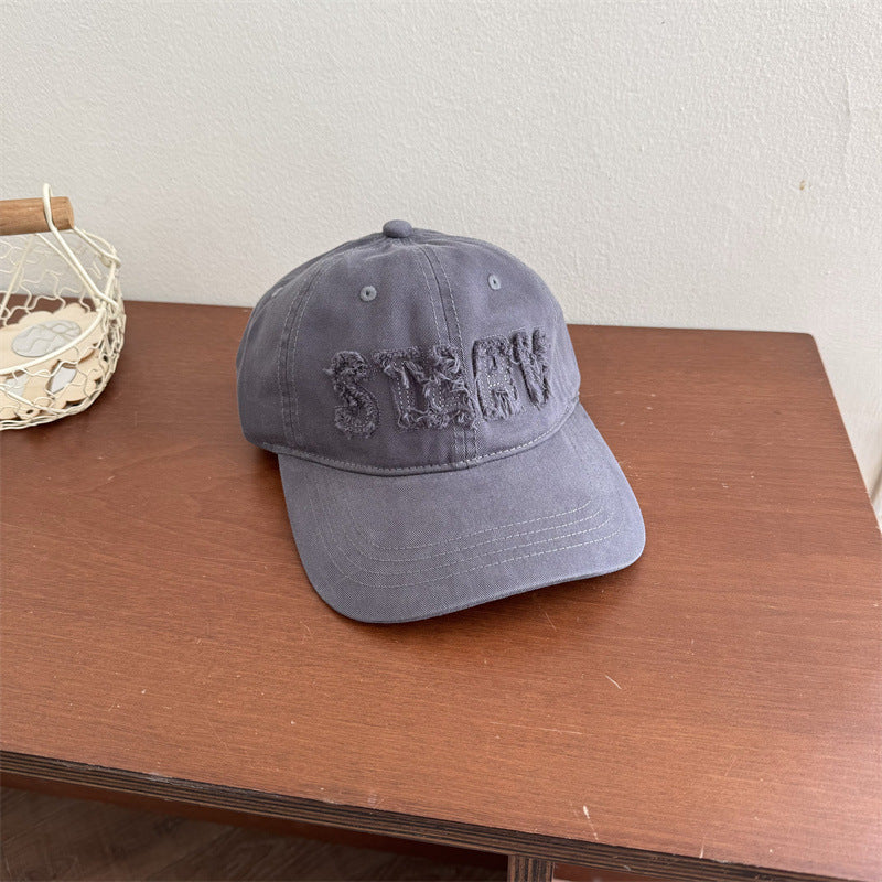 Damen Casual Destroyed Baseball Cap Brehn