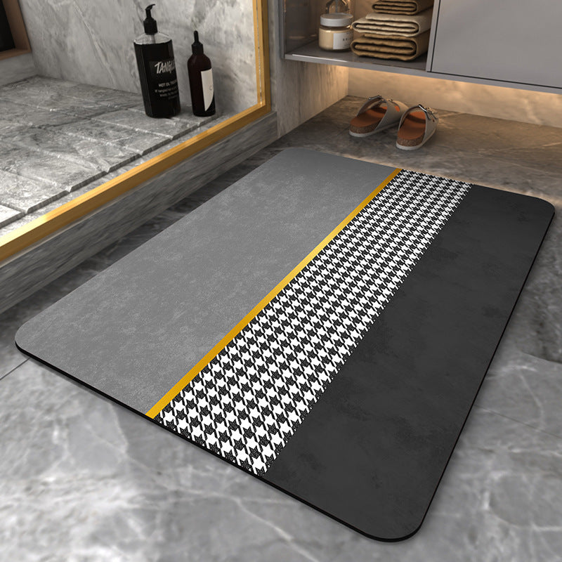 Modern Geometrische Badematte Brehn