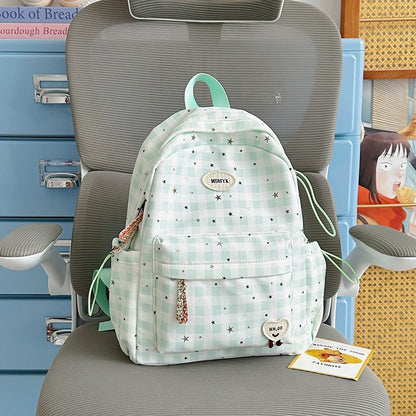 Stylischer kariert Mini Rucksack Brehn