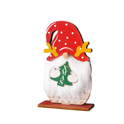 Weihnachtsmann Dekofigur im rustikalen Design Brehn