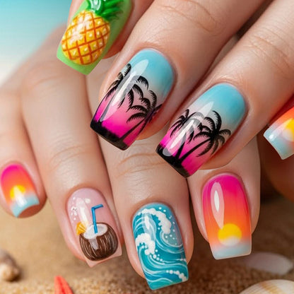 Tropical Paradise Nagel Kunst Set Brehn