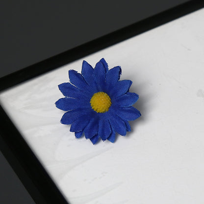 Elegante Stoff Margeritenblume Brosche für dekorativen Gebrauch