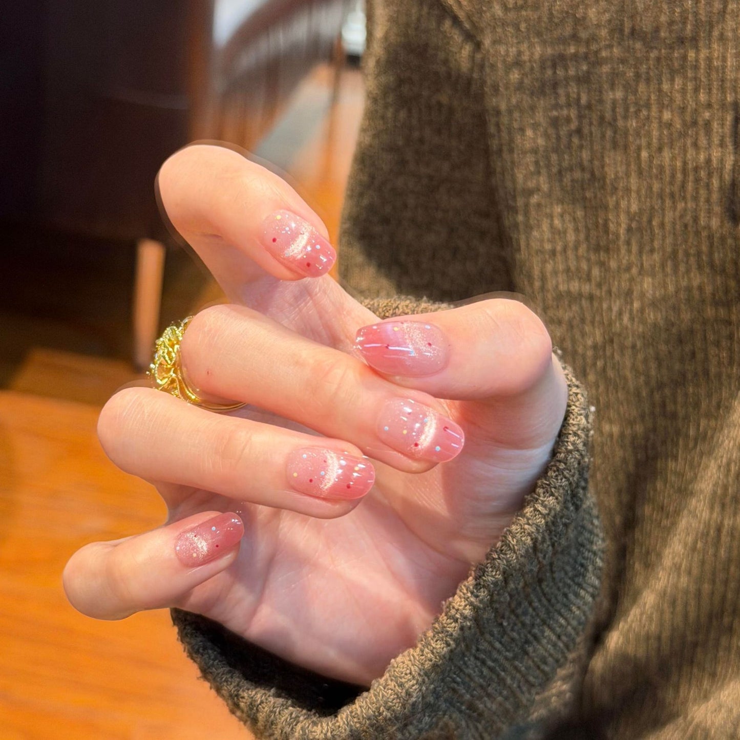 Kunstnägel mit Glamourösem Glitzereffekt Brehn