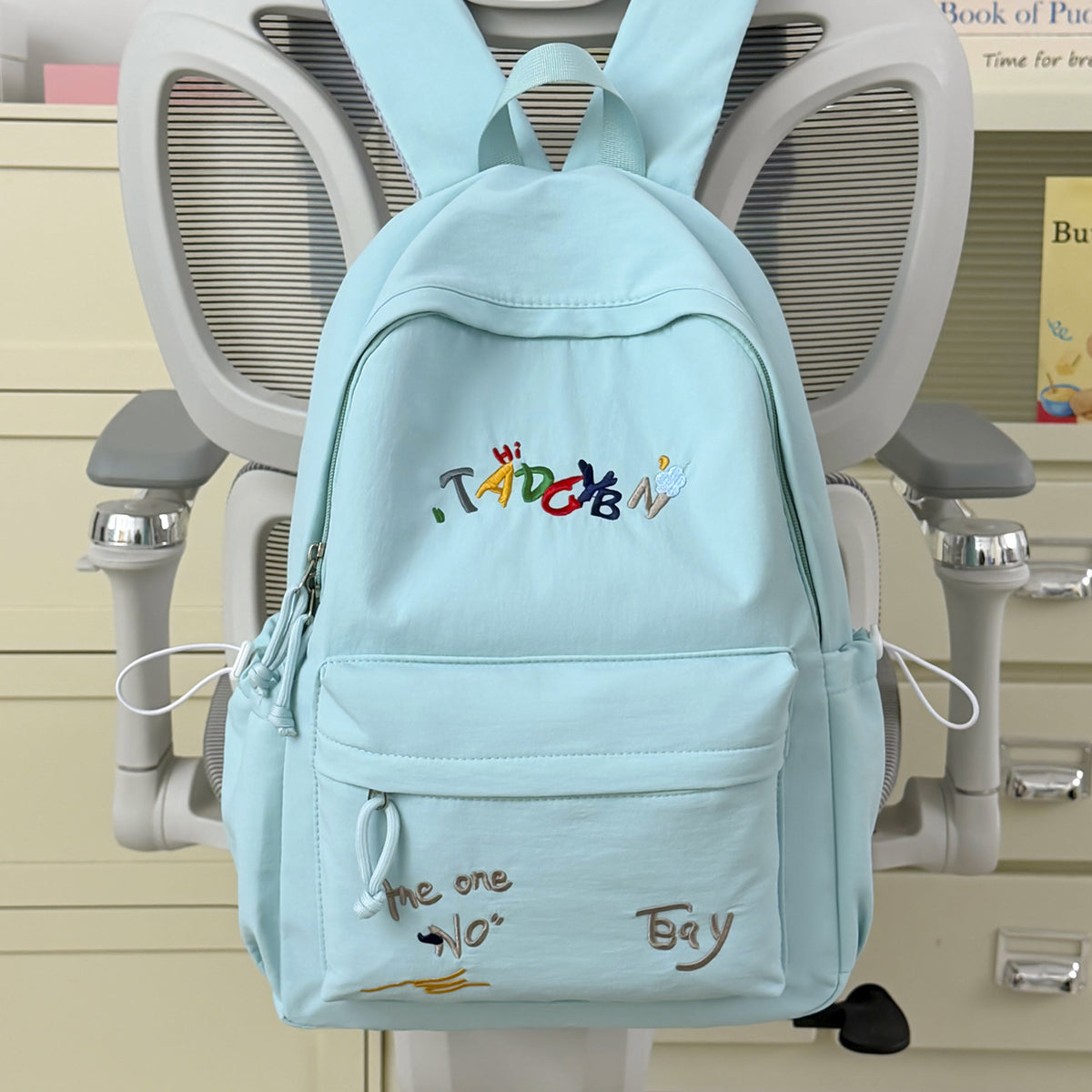 Stylische gestickte Rucksack Brehn