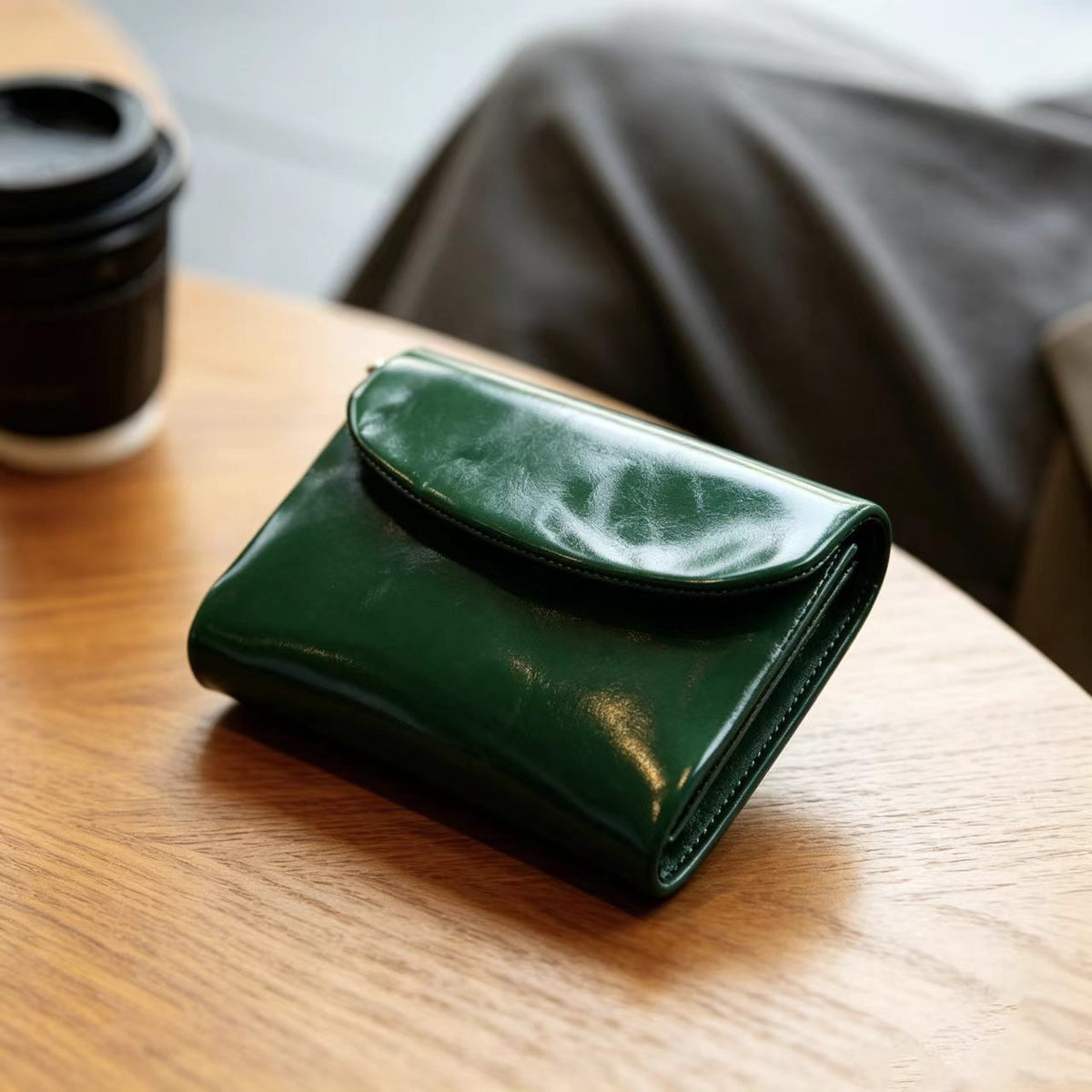 Elegante Leder Kartenetui Geldbörse