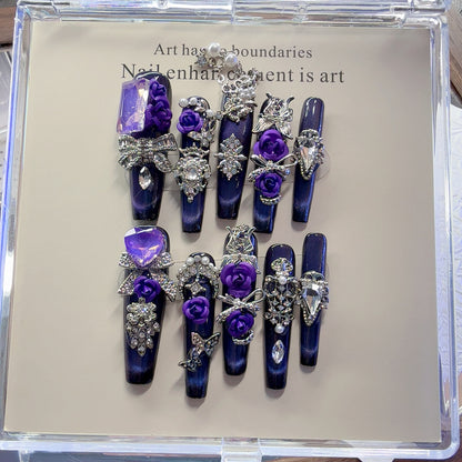 Premium 3D Dekorativen Nagel Kunst Verlängerungen
