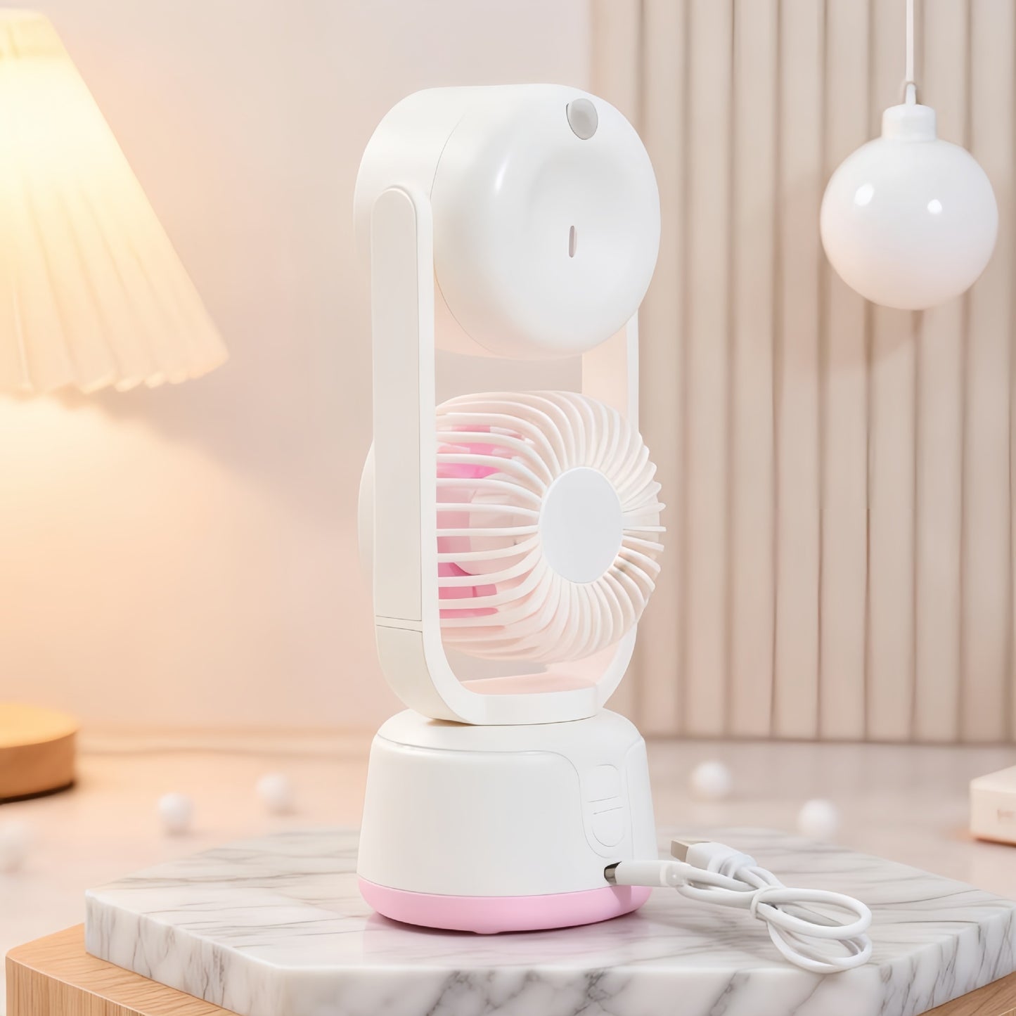 Damen Multifunktionaler Tischventilator mit Sprühfunktion Brehn