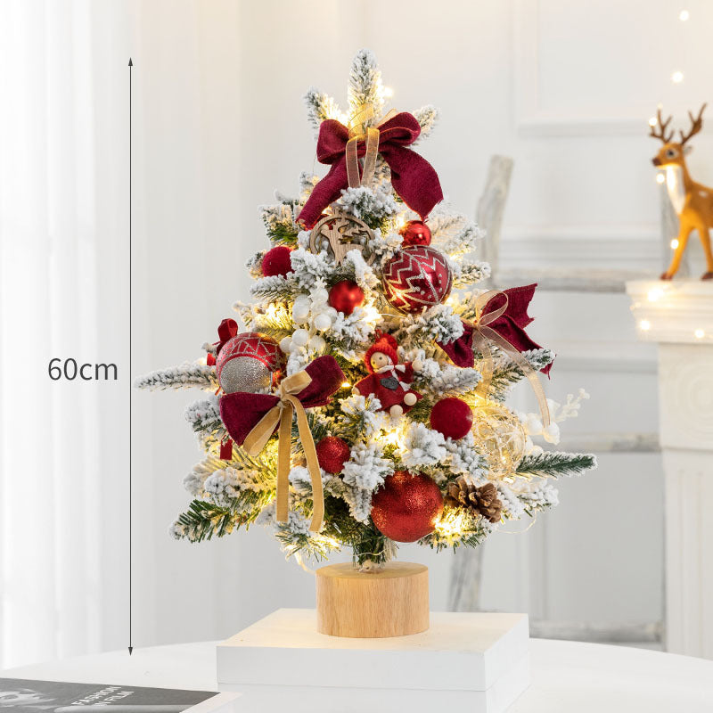 Dekorative Mini-Weihnachtsbaum mit LED-Lichtern
