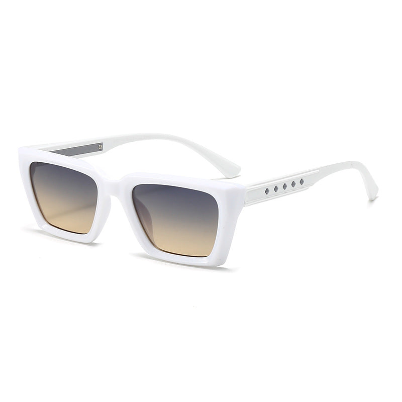 Damen modische Sonnenbrille im modernen Quadratdesign Brehn