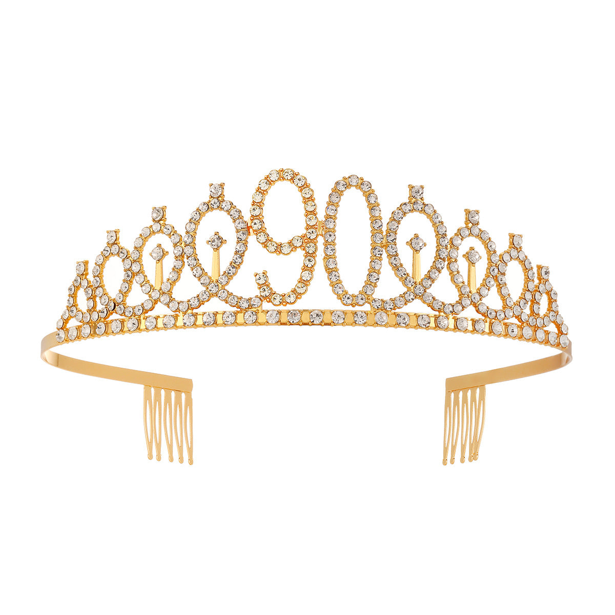 Damen Kristallverzierte Tiara mit elegantem Design Brehn