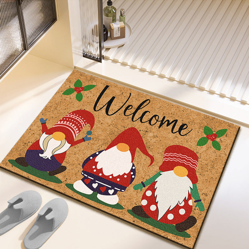 Festliche Weihnachts-Motiv-Badmatte Brehn