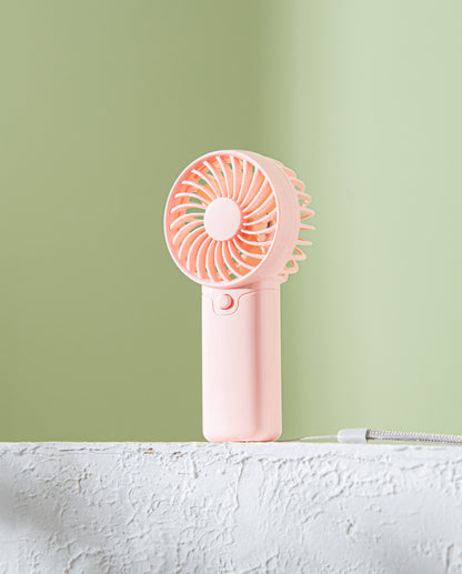 Damen Tragbarer Minitischventilator mit wiederaufladbarem Akku Brehn