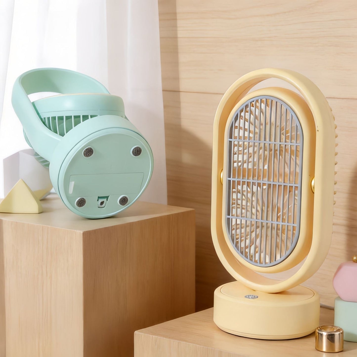Frauen Hochleistungs-Tischventilator mit mehreren einstellbaren Neigungswinkeln Brehn