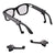 Hochmodische Designer-Brille mit Wechselbaren Bügeln Brehn