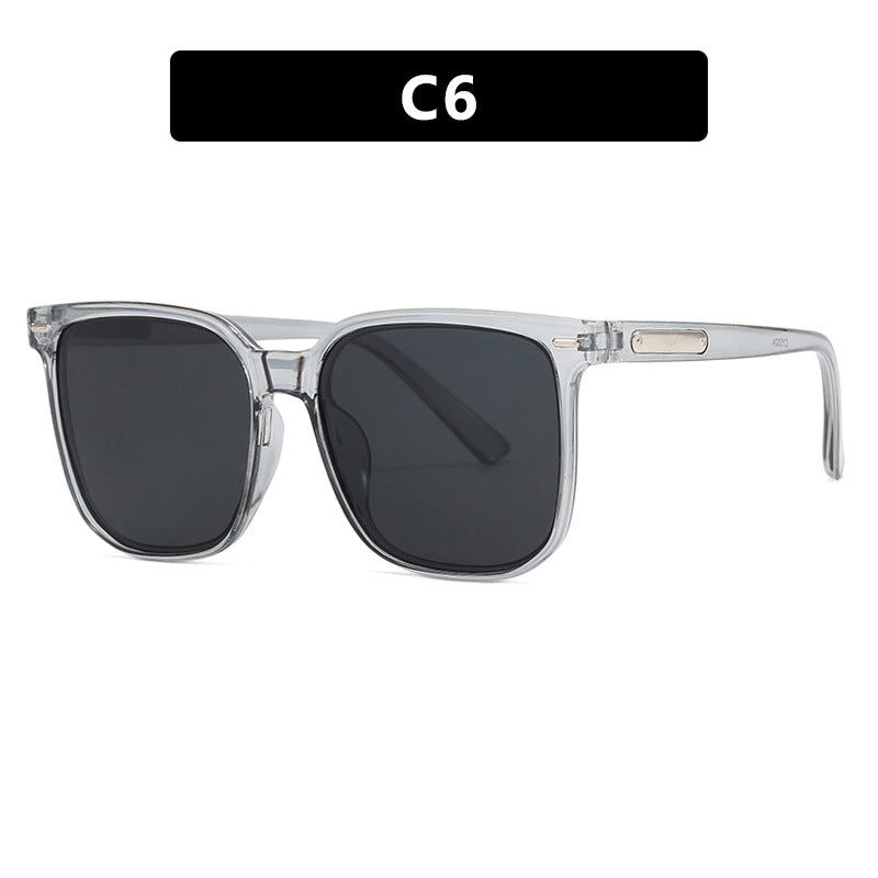 Damen quadratische Sonnenbrille mit robustem Rahmen und polarisierten Gläsern Brehn