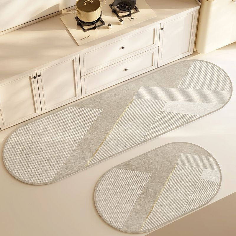 Modern geometrischer Küchenläufer Teppich