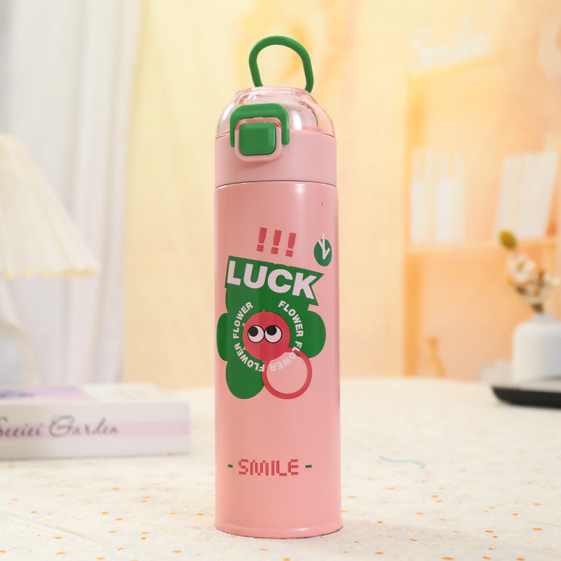 Damen Isolierte Trinkflasche mit praktischem Klappverschluss Brehn