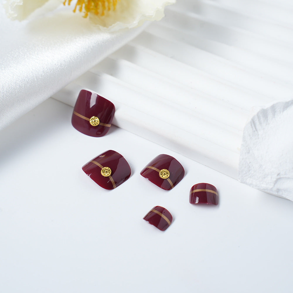 Elegantes Press-On Nail Set Brehn