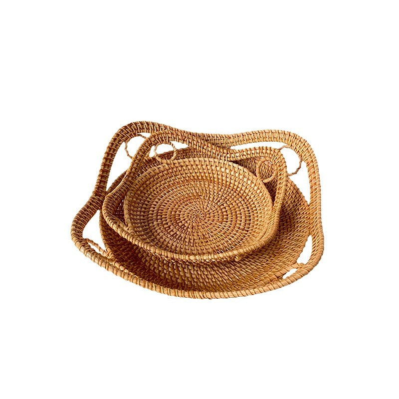Damen herzförmiger Rattan-Korb Brehn