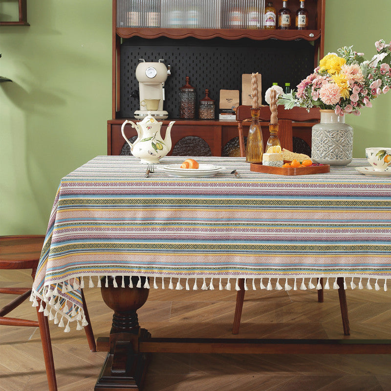 Elegante geometrische Muster Tischdecke