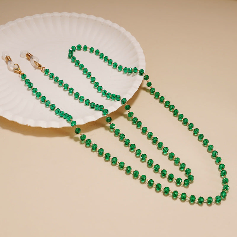 Elegante Perlen Brillen Kette Brehn