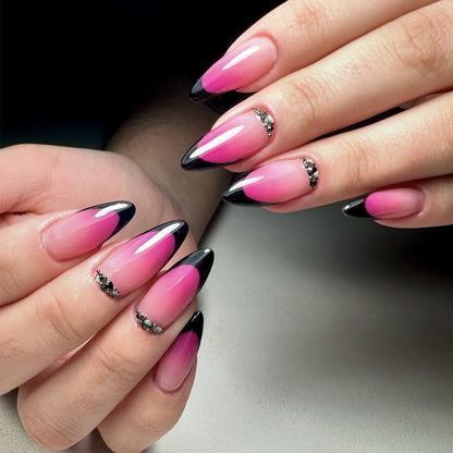 Ornate Ombré Stiletto Nagelkunst Brehn
