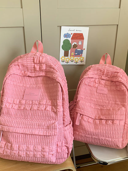 Stylische strukturierte Alltag-Rucksack