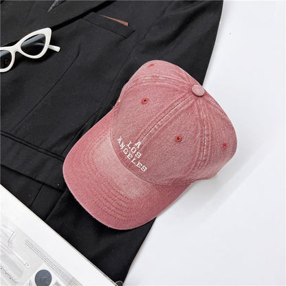 Damen Vintage Los Angeles Baseball Cap Brehn