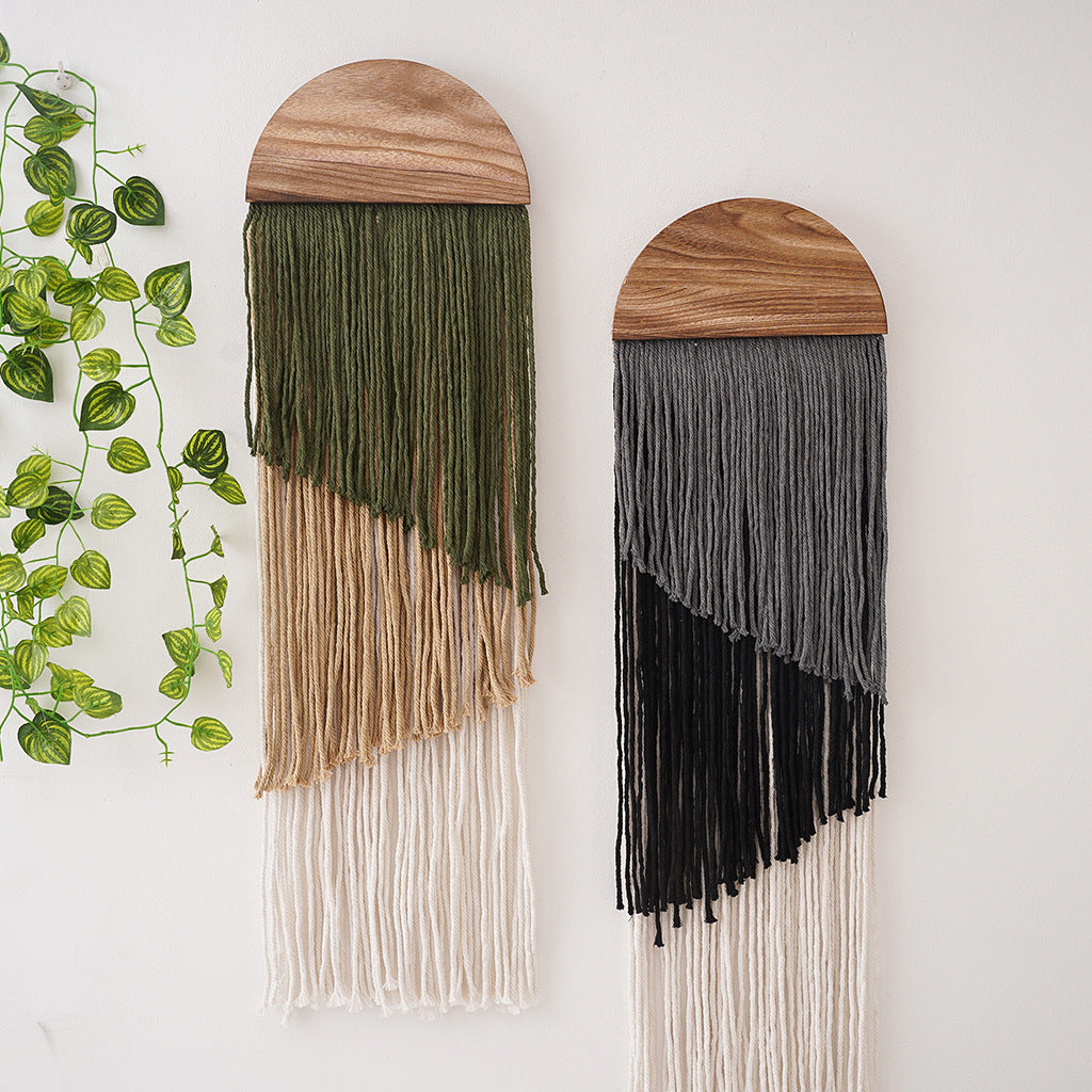 Dekorative Macramé Wandkunst Brehn