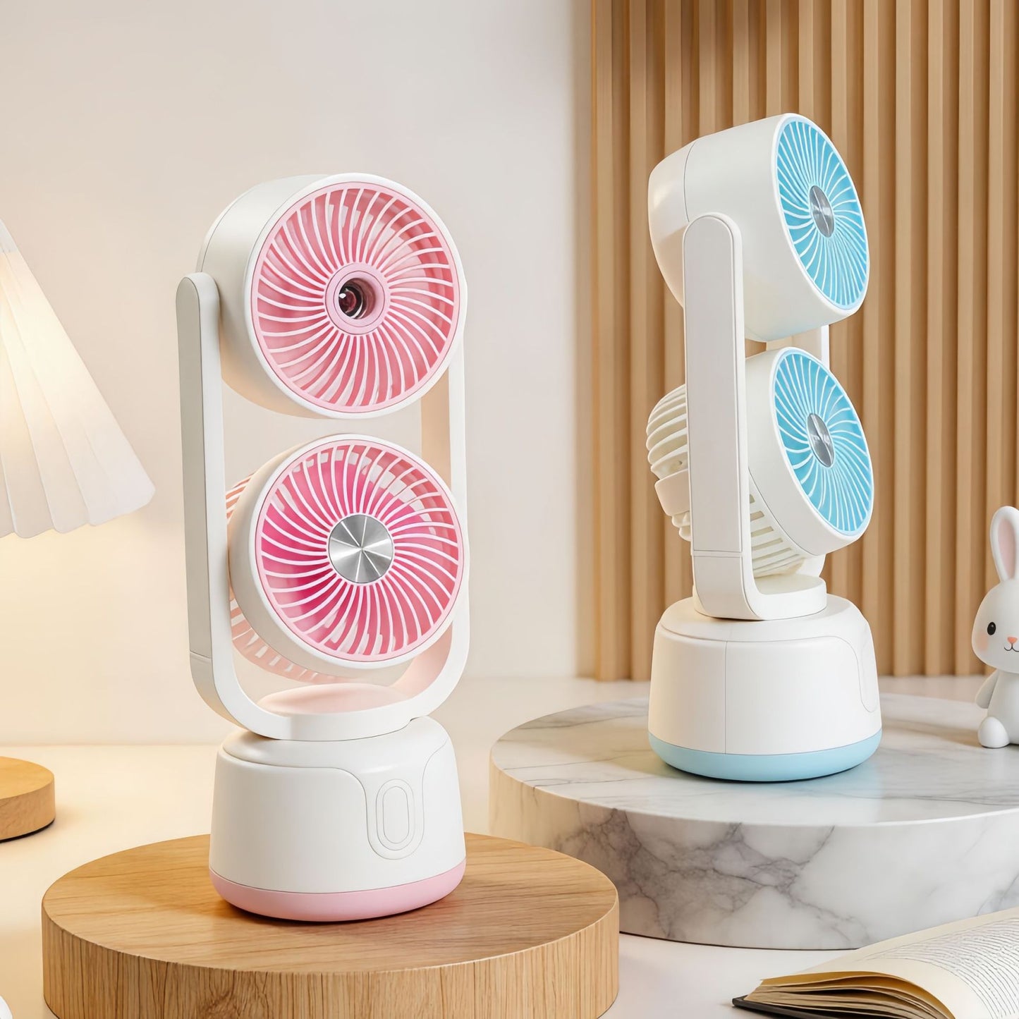 Damen Multifunktionaler Tischventilator mit Sprühfunktion Brehn