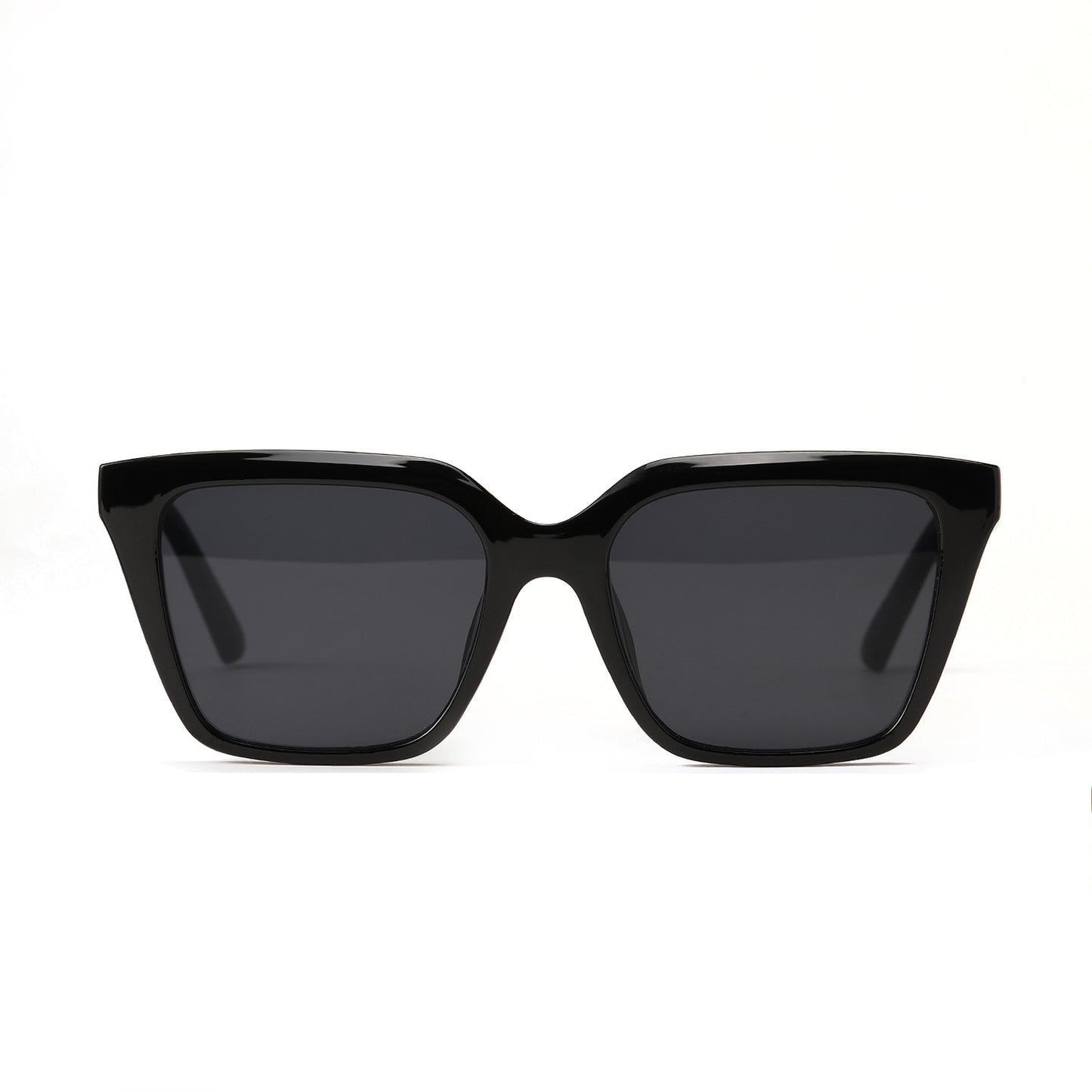 Damen geometrische Sonnenbrille mit schützendem UV-Filter und stylischem Schildpatt-Design Brehn