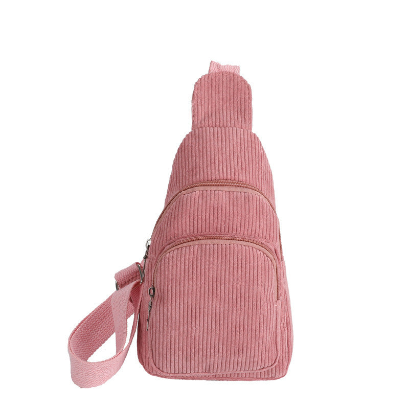 WoMulti-Fächige Corduroy Sling Bag Brehn