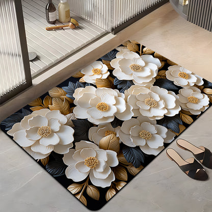 Floral Design Badezimmermatte Brehn