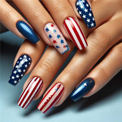 Patriotisches Nagelkunstset Brehn