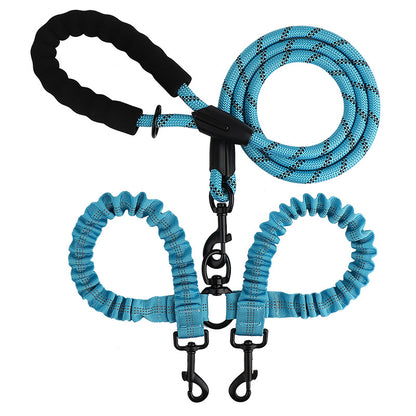 Bungee-Trainings-Hundeleine mit Doppelgriff