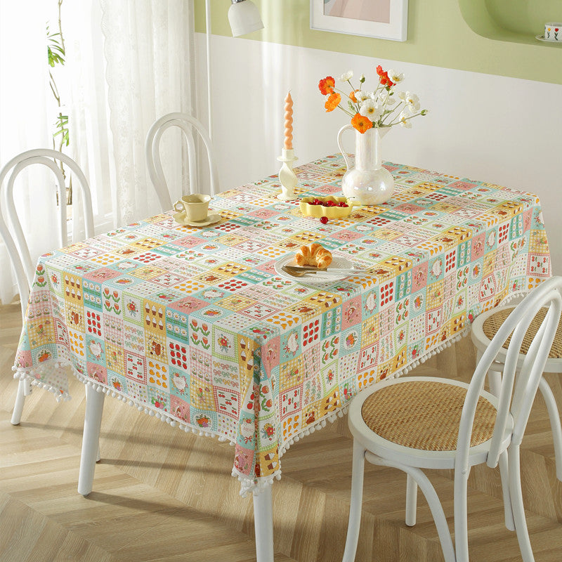 Blumenzweck Tischdecke