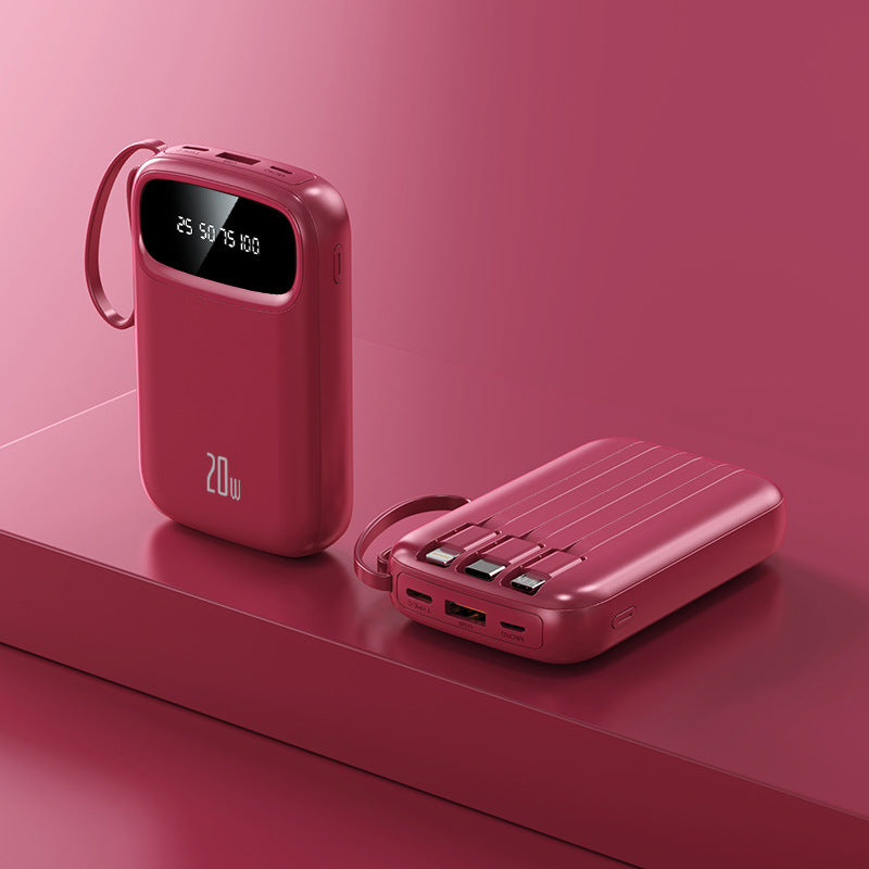 Hochleistungs Powerbank mit integriertem Ladeadapter Brehn