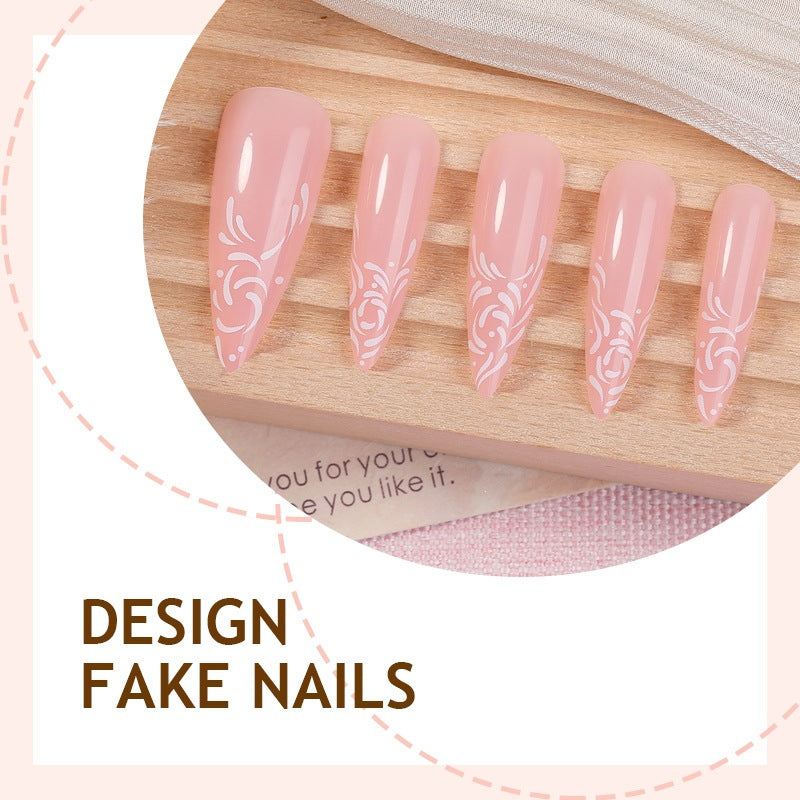 Kunstnagelset mit eleganten Designer-Mustern Brehn