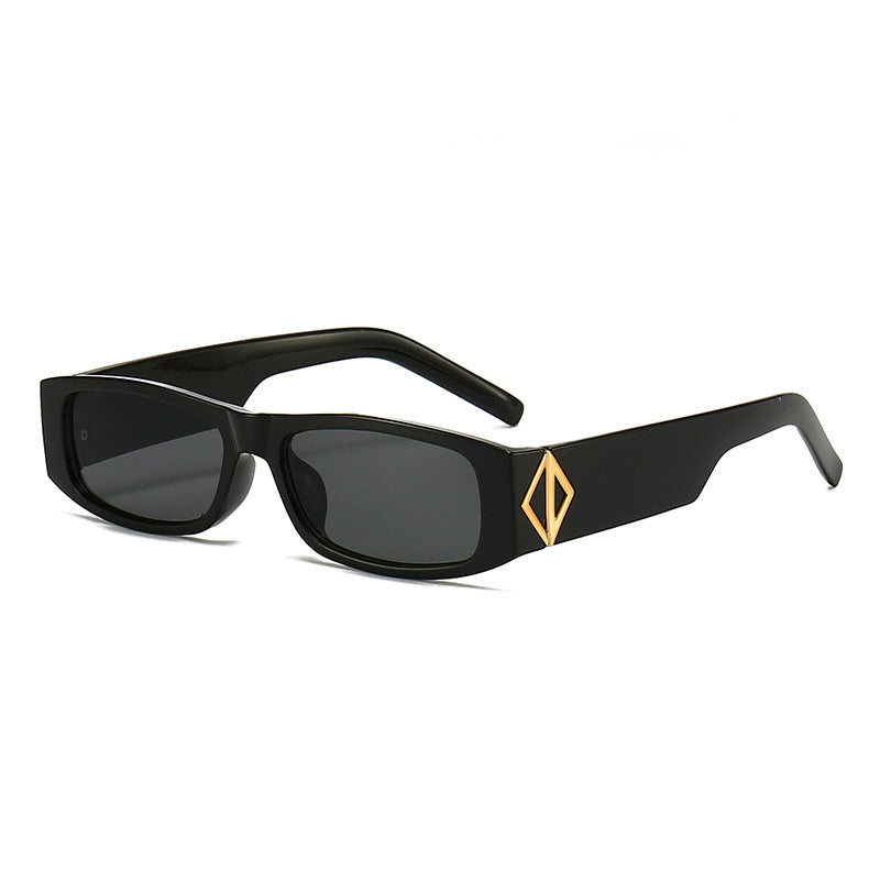 Avant-Garde Rechteckrahmen Sonnenbrille