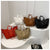 Texturierte Leder Alltags-Tote-Bag Brehn
